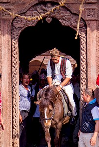 In pictures: Lalitpur observes four hundred-year-old ‘lone rider’ ritual