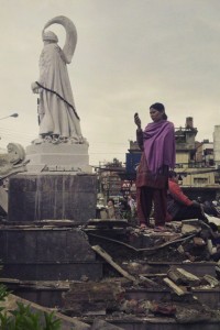 After the Nepal quake, caring, and food