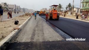 Govt claims it blacktopped 2.5 km road a day through past one year