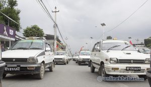 Earthquake survivors selling taxi registration numbers that government had provided them for relief