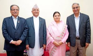 Oli wants to reelect Bidya Devi Bhandari as President: Maoist negotiator