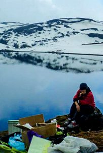 Snow, sunshine, smiles, rains and reflections in Sindhuplachowk’s Panch Pokhari