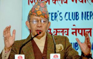 Senior-most member of House Pashupati Shamsher Rana takes oath of office