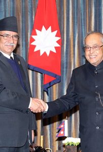 Prachanda to Mukherjee: Will address discontent over constitution