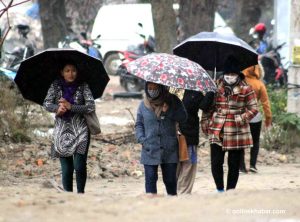 Heavy rain predicted in Kathmandu for next few days