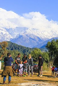 Thulo Kharka aka Australian Camp, where a busy hiker meets Annapurna range