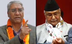 Oli urges Deuba to ask India for removal of ‘illegal and unilateral’ dams