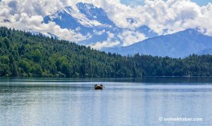 After months of silence, Rara lake is now abuzz with domestic tourists