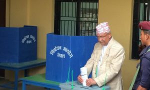 KP Sharma Oli accuses ruling parties of capturing booths