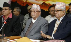 Withdraw impeachment motion by tomorrow: Oli tells NC-Maoists