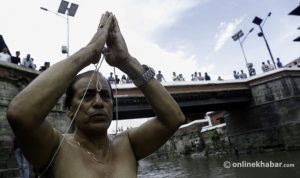 These pictures show you how Kathmandu celebrates Naagpanchami, Janaipurnima