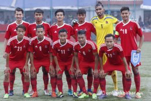 Nepal youth football team play practice match against Thailand today