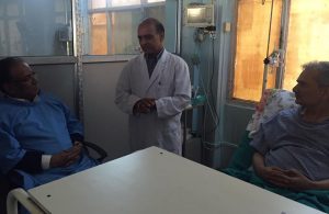 Dahal visits hospitalised Bhattarai, holds ‘serious talks’ on contemporary issues