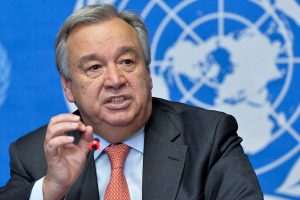 UN Secretary-General Antonio Guterres visiting Nepal on October 29