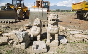 Campaigners call to preserve rubble from archaeological buildings