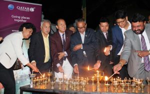 Qatar Airways marks 20th anniversary at Bouddhanath Stupa