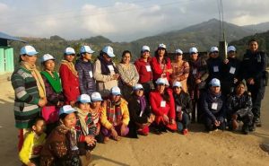 This voting centre in Panchthar is operated by women only