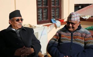 Oli, Dahal discuss party unification, new government formation