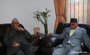 Oli, Dahal meeting today to discuss party unification, government formation