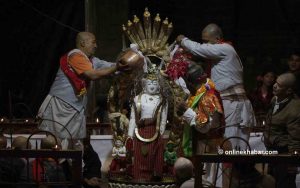 Seto Machhindranath Mahasnan: This is how the God of Rain takes annual winter bath