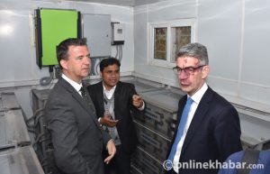 British minister visits Nepal Red Cross Society’s Blood Transfusion Centre