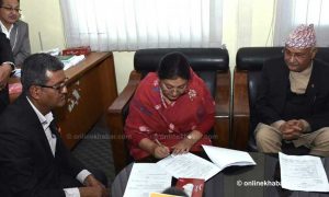 Nepal Presidential Election: Bhandari files her candidacy