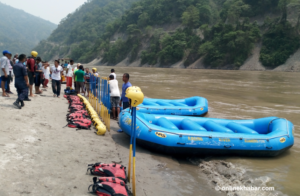 Saptakoshi River emerging rafting hub