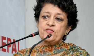 Deuba out to ruin party, says Sujata Koirala