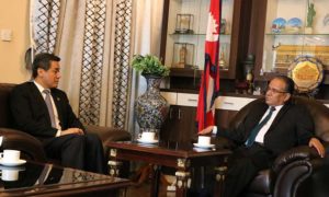 Dahal discusses Nepal-China relations with visiting official