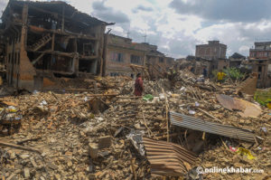 Sankhu monuments still awaiting reconstruction