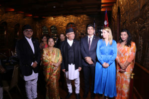 PM Oli, Costa Rica President talk cooperation, peace, climate change