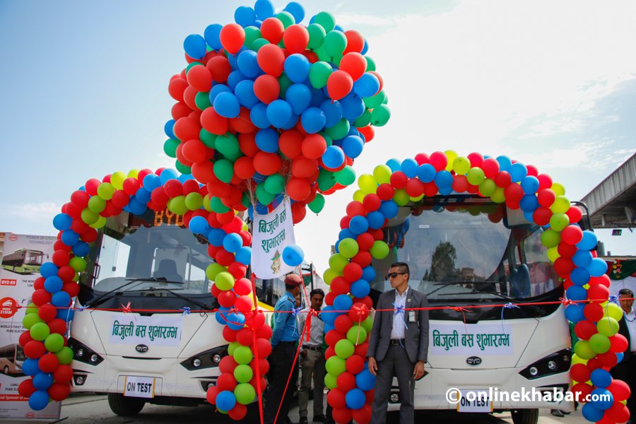 File: Electric buses of Sajha Yatayat