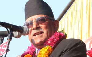 In Madhesh visit, Dahal says efforts to amend constitution are on