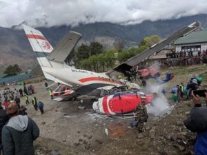 Three killed as Summit Air plane rams into chopper in Lukla