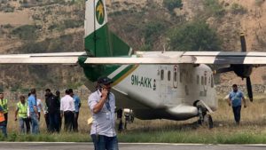 Tara Air plane overshoots Manthali runway; no casualty