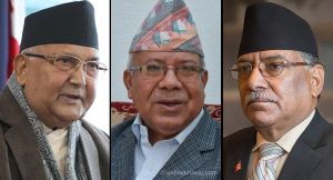 Oli and Dahal meet Nepal before secretariat meeting