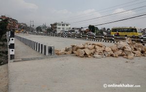 Police bar vehicles from Pappu’s substandard bridge despite minister’s unwillingness