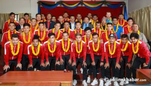 ANFA sees off Nepal footballers for World Cup Qualifiers