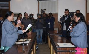 Bidya Bhattarai sworn in as lawmaker