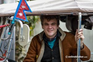 Watch: ‘Tuk Tuk Guy’ on journey from Bangkok to Belgium arrives in Kathmandu