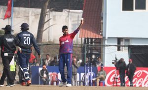 ICC WC League 2: Lamichhane leads Nepal to eight-wicket victory over US