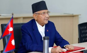 PM Oli meets Sri Lankan’s former President in Kathmandu