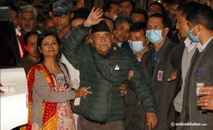 Oli visits hospital to remove stent