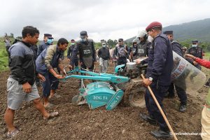 Fast track dispute: Khokana locals clash with police to cultivate ‘govt-acquired’ fields