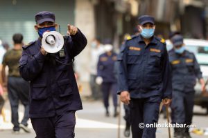 Kathmandu traders get agitated after police block shopkeepers from business