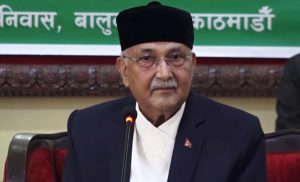 KP Sharma Oli punched in Dhankuta