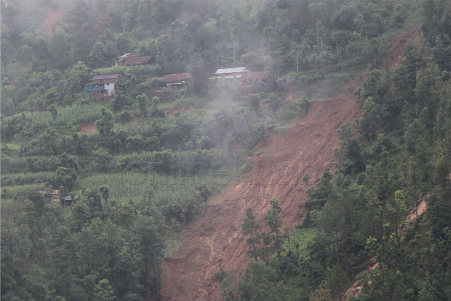 Representative file image for a landslide in Nepal