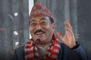 Nepal leader hopes to make world record as first sitting minister to sing on stage