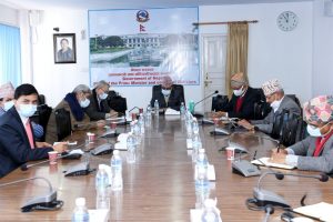 DPM Pokharel consults ministers about importing Covid-19 vaccines