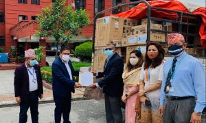 Covid-19 Nepal: Standard Chartered Bank donates medical equipment to govt